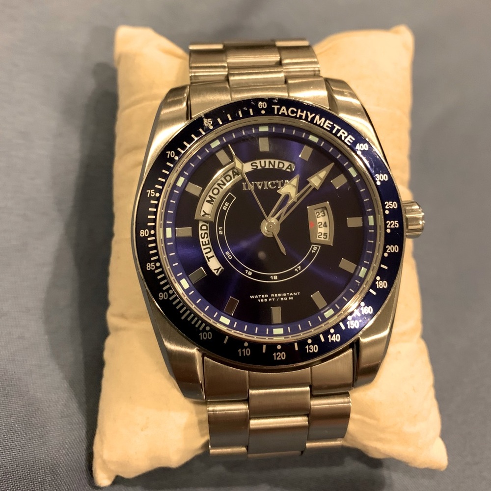 Invicta Specialty Blue Dial Men’s Writ Watch